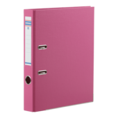 Регистратор Donau, А4, 50 мм, рычаж. мех, двухсторонний, розовый (3955001PL-30)