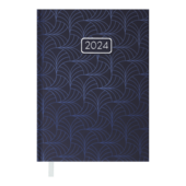 Ежедневник датированный 2024 Buromax VELVET А5 синий 336 с (BM.2163-02)