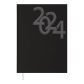 Ежедневник датированный 2024 Buromax OFFICE А5 черный 336 с (BM.2164-01)