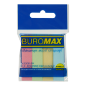 Закладки бумажные с клейким слоем Buromax 51х12мм 400 листов ассорти (BM.2306-99)