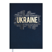 Ежедневник недатированный Buromax UKRAINE А5 синий 288 с (BM.2021-02)