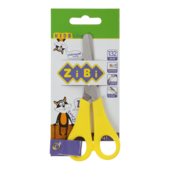 Ножницы детские с линейкой ZiBi, 132 мм, желтый (ZB.5001-08)