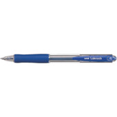 Ручка шариковая автоматическая Uni Laknock Fine, 0,7 мм, синий (SN-100.(07).Blue)