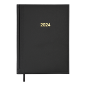 Ежедневник датированный 2024 Buromax BASE (Miradur) А5 L2U черный 336 с (BM.2108-01)