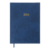 Ежедневник датированный 2024 Buromax BASE (Miradur) А5 L2U синий 336 с (BM.2108-02)