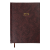 Ежедневник датированный 2024 Buromax BASE (Miradur) А5 L2U бордовый 336 с (BM.2108-13)