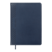 Ежедневник датированный 2026 Buromax VIENNA А5 L2U синий 336 с (BM.2111-02)