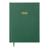 Ежедневник датированный 2026 Buromax Strong, А5, зеленый 336 с (BM.2129-04)