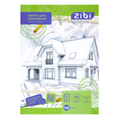 Бумага для черчения ZiBi А3 8 листов 160 г/м2 (ZB.1410)
