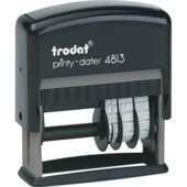 Датер з вільним полем Trodat Printy-Dater 4813, рус, 3,8 мм, 26х9 мм
