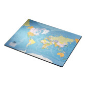 Подложка на стол Esselte 40*53см, карта мира (32184)