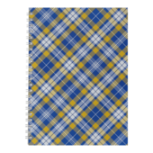Тетрадь на пружине сбоку Buromax Shotlandka, А5, 48л., клетка, картонная обложка, синий (BM.2591-02)