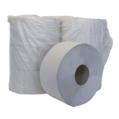 Туалетная бумага BuroClean Джамбо однослойная на гильзе Серая (10100053)