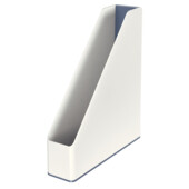 Лоток вертикальный Leitz WOW Duo Colour белый металлик (5362-10-01)