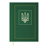 Ежедневник датированный 2024 Buromax NATION А5 зеленый 336 с (BM.2199-04)