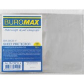 Файл для документів Buromax, JOBMAX, А4+, 30мкм, 100шт. в упаковці (BM.3800-y)