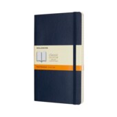 Блокнот CLASSIC мягкая обложка, Large, линия, 192 стр, sapphire blue (1QP616B20)