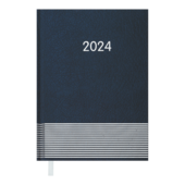 Ежедневник датированный 2024 Buromax PARALLEL А5 синий 336 с (BM.2107-02)