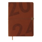 Ежедневник датированный 2024 Buromax BEST А5 светло-коричневый 336 с (BM.2126-18)