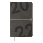 Еженедельник датированный 2022 Buromax BEST A5 серый 136 с (BM.2704-09)