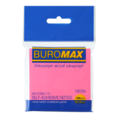 Блок бумаги для записей BUROMAX NEON розовый 100л (BM.2382-10)