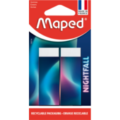 Набор ластиков Maped Nightfall в блистерной упаковке по 2шт (MP.116114)