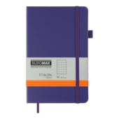 Книга записная ETALON 125*195 96л в линию искусственная кожа фиолетовый (BM.291260-07)