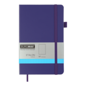 Книга записная ETALON 125*195 96л в точку искусственная кожа фиолетовый (BM.291360-07)