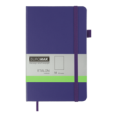 Книга записная ETALON 125*195 96л чистый блок искусственная кожа фиолетовый (BM.291060-07)