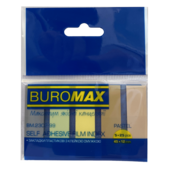 Закладки пластиковые с клейким слоем Buromax 45x12 мм 125 листов (BM.2302-99)