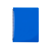 Тетрадь для записей Buromax Gloss А6 80 л. в клетку с пластиковой обложкой Синий (BM.24652151-02)