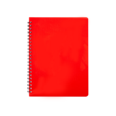 Зошит для записів Buromax Gloss А6 80 л. у клітинку з пластиковою обкладинкою Червоний (BM.24652151-05)