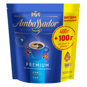 Кава розчинна AMBASSADOR Premium 500г (am.53445)