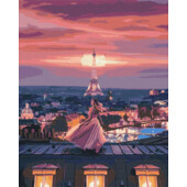 Картина по номерам ZiBi Фантастический вечер в Париже 40х50 (ZB.64030)
