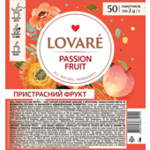Чай чорний LOVARE Пристрасний фрукт 50 пакетиків (lv.72151)