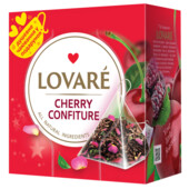 Чай бленд чорного та зеленого LOVARE Cherry Confiture 15 пакетиків (lv.74582)
