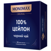 Чай чорний Monomax 100 пакетиків Ceylon (mn.01854)