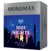 Чай бленд черного и зеленого Monomax 100 пакетиков 1001 Nights (mn.19967)