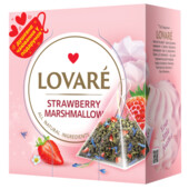 Чай зеленый LOVARE Strawberry marshmallow 15 пакетиков (lv.74629)