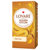 Чай черный LOVARE Golden Ceylon 24 пакетика (lv.74827)