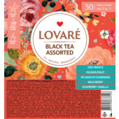 Набор пакетированного чая LOVARE ассорти 50 пакетиков (lv.78146)
