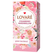 Чай зеленый LOVARE Strawberry marshmallow 24 пакетика (lv.79853)