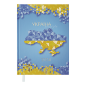 Ежедневник датированный 2024 Buromax Ukraine А5 светло-синий 336 с (BM.2128-30)