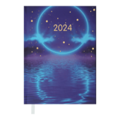 Щоденник датований 2024 Buromax ONLY А5 фіолетовий 336 с (BM.2183-07)