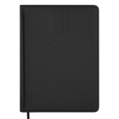 Ежедневник датированный 2026 CODE, A5, искусственная кожа, 336 с, чёрный (BM.2142-01)