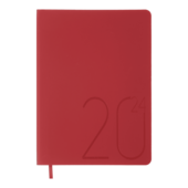 Ежедневник датированный 2024 Buromax STEEL А5 красный 336 с (BM.2127-05)