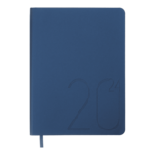 Ежедневник датированный 2024 Buromax STEEL А5 темно-синий 336 с (BM.2127-03)