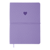 Ежедневник датированный 2024 Buromax HEART А5 фиолетовый 336 с (BM.2144-07)