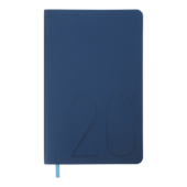 Еженедельник датированный 2024 Buromax STEEL A5 темно-синий 136 с (BM.2709-03)