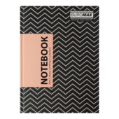 Записна книжка Buromax INSOLITO А5 в клітинку 96 листів тверда картонна обкладинка (BM.24511102-46)